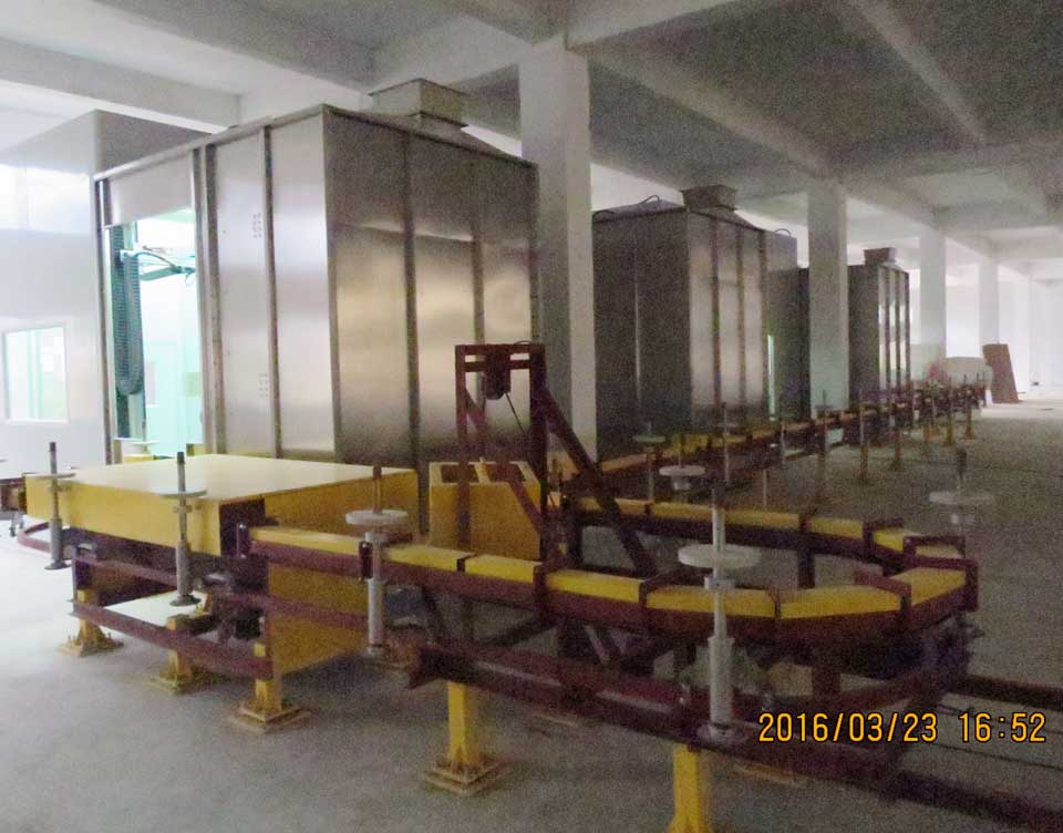 海洋浮桶自动喷漆线