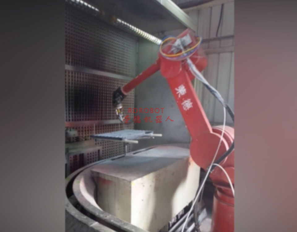 拉链头机器人喷漆设备